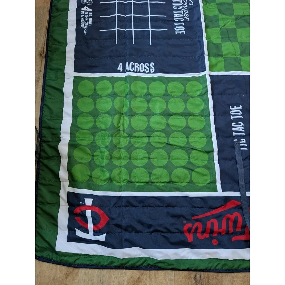 Officially Licensed‎ Minnesota Twins blanket 66in x 60in MLB, Easy Carry Straps